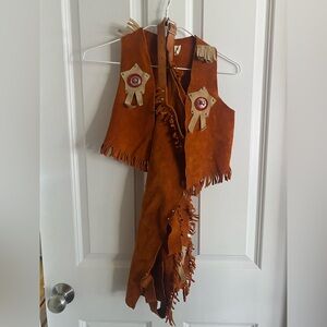 Vintage Suede Vest and Chaps